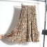 Dámska skladaná sukňa s leopardím vzorom 1