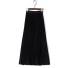 Dámska skladaná sukňa s opaskom A1149 čierna
