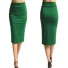 Damska spódnica olówkowa zielony