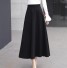 Dámská společenská sukně s vysokým pasem A1147 černá