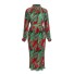 Damska sukienka maxi z tropikalnym wzorem 1