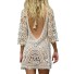 Damska sukienka plażowa P278 biały