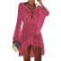 Damska sukienka plażowa P334 różowy