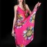 Damska sukienka plażowa P424 ciemny róż