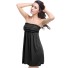 Damska sukienka plażowa P917 czarny