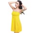 Damska sukienka plażowa P917 żółty