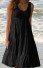 Damska sukienka plażowa P943 czarny