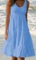 Damska sukienka plażowa P943 niebieski
