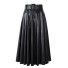 Dámska sukňa s vysokým pásom A1 čierna