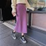 Dámska sukňa s vysokým pásom G33 fialová