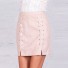 Dámska sukňa so zaujímavým vzorom J1069 svetlo ružová