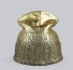 Dámska trblietavá čiapka J1681 zlatá