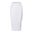Dámska úpletová sukňa A1139 biela