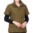 Dámská vesta s krátkým rukávem P2394 khaki