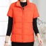 Dámská vesta s krátkým rukávem P2394 oranžová