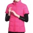 Dámská vesta s krátkým rukávem P2394 tmavě růžová