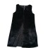 Dámská vesta z umělé kožešiny P2494 černá