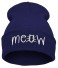 Dámska zimná čiapka Meow J1684 modrá