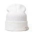 Dámska zimná čiapka s krúžkami biela