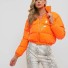 Dámská zimní bunda P1577 oranžová