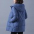Dámská zimní bunda P1745 modrá