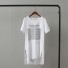 Dámske asymetrické tričko dlhé biela
