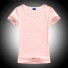 Dámské basic tričko A986 světle růžová