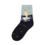 Dámske bavlnené ponožky s výšivkami 3