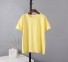 Dámske bavlnené tričko B895 žltá