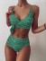 Dámske bikiny s bodkami P1017 zelená