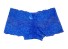 Dámske čipkované šortkové nohavičky tmavo modrá