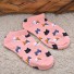 Dámske členkové ponožky s mačičkami - 3 páry ružová
