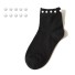Dámske členkové ponožky s perlami A670 6