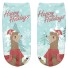 Dámske členkové ponožky - vianočný motív 15