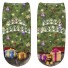 Dámske členkové ponožky - vianočný motív 5
