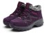 Dámske členkové zimné topánky J2371 fialová