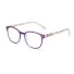 Dámske dioptrické okuliare blokujúce modré svetlo +1,00 fialová