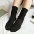 Dámske dlhé ponožky čierna