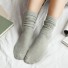 Dámske dlhé ponožky svetlo sivá