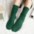 Dámske dlhé ponožky zelená