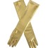 Dámske dlhé rukavice metalické zlatá
