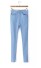 Dámské džíny s vysokým pasem v různých barvách světle modrá