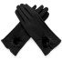 Dámske elegantné rukavice čierna