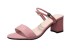 Dámské elegantní sandály na podpatku J1702 růžová