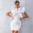 Dámské extravagantní šaty bílá