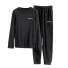 Dámské hřejivé pyžamo P2673 černá
