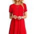 Dámské jednobarevné šaty Ava červená