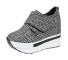 Dámske kockované topánky -J1096 sivo-čierna