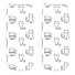 Dámské kotníkové ponožky s kočkami A665 9