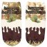 Dámské kotníkové ponožky - vánoční motiv 3